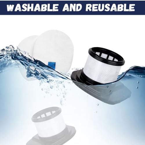 Image of IX141 Vacuum Filter Replacement for Shark Rocket Pro IX141 IX140 IZ140 IX142 IZ140C IZ142 UZ145 IZ141C IX141H Stick Vacuum, Part #616FJ140 & 617FJ140,1 Pack HEPA Filter 2 Pack Foam & Felt Filter