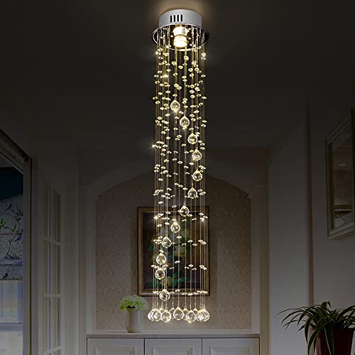Suspension cristal moderne luminaire de plafond pour sublimer votre entrée et entrée - 7