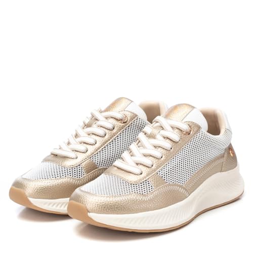 Xti Para Mujer. 14378401-ORO Zapatillas 143784 Dorado (38), Plano, Cordones, Casual - 6