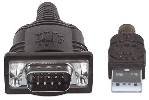 Image of Manhattan USB to Serial Converter Silver Silver