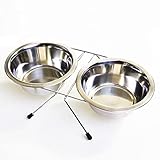 comedero de perro de dos platos