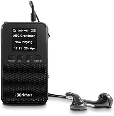 Raddy RD23 Portable DAB Radio Small DAB+ FM Digital Radio with Battery ...