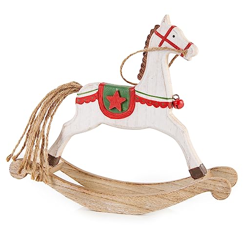 Sagoma cavallo a dondolo IN LEGNO decorazione cavallucci da decorare baby nascita, 12 x 9,7 cm Sagoma cavallo a dondolo IN LEGNO decorazione cavallucci da decorare baby nascita, 12 x 9,7 cm