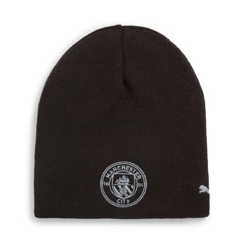 PUMA Manchester City Reversible Beanie- Black - One Size Fits Most