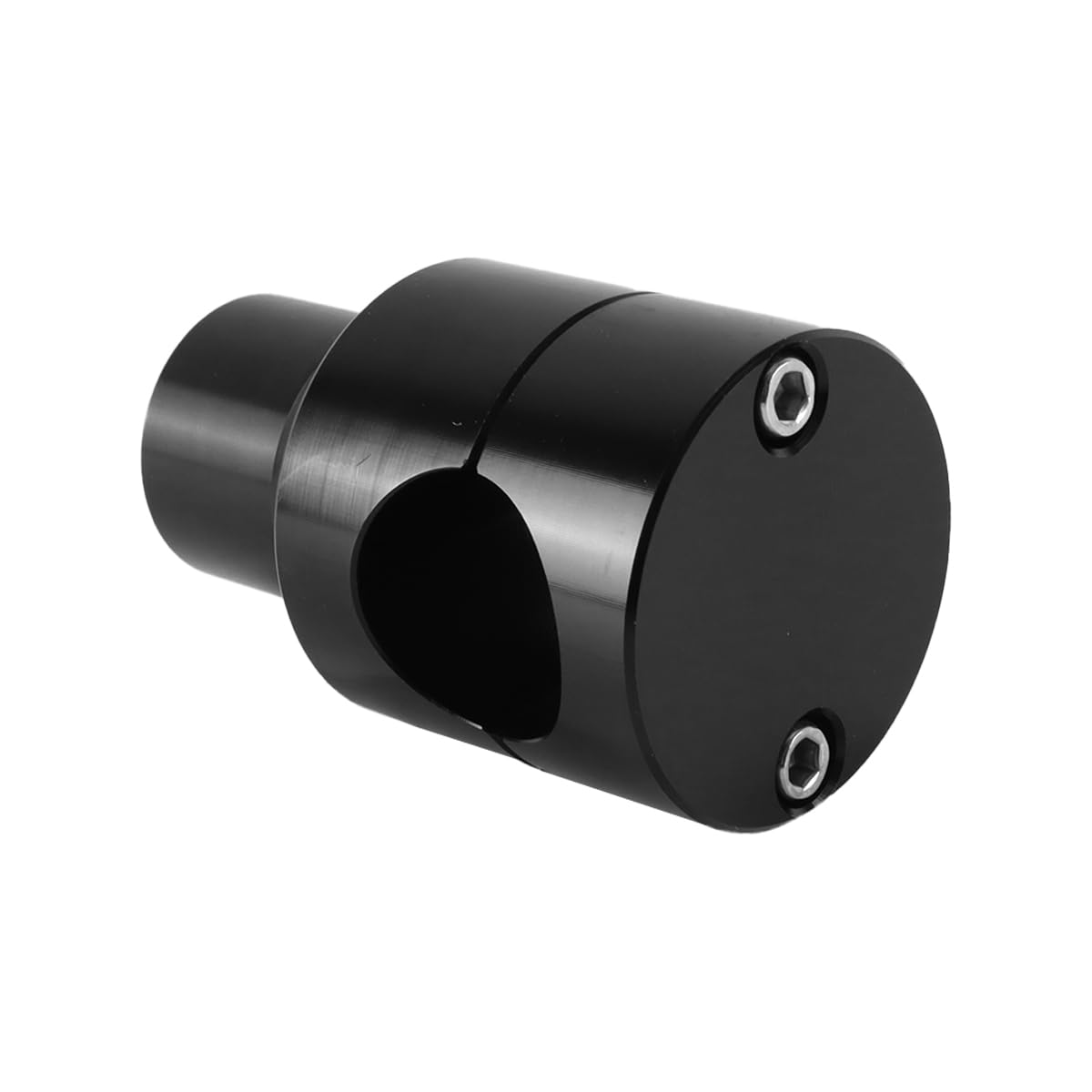 1 paire de rehausseurs de guidon de moto 25 mm, colliers de serrage en alliage d'aluminium, extension de guidon surélevée, noir