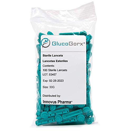 GlucoGorx® Blood Glucose Diabetes Testing Kit - 310 Blood Test Strips, 325 Sterile Lancets, Glucometer, Depth Controlled Lancing Device, Control Solution, User Manual & Convenient Carrying Case - Thumbnail 7