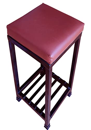 Image of A-One Steels Sitting Stool With Cushion & Shoe Rack