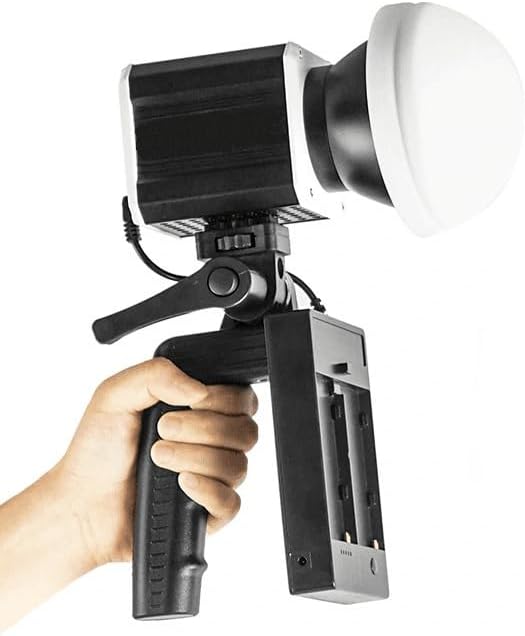 DIGITEK® (DCL 60WBC) 60W Bi Color Handheld Continuous LED Light with Diffuser & Remote, 9 Special Effect Modes, AC/DC Power - 2800K-6800K, Color Temp Control, 96 CRI, 7800 Lumen, Ideal for Shooting