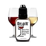 Drop It Wine Drops, Original - 10 mL Bottle - Naturally Reduces Sulfites and Tannins in Red, White & Sparkling Wines - Portable & Easy to Use - Treats Up to 55 Glasses or 9 Bottles of Wine - USA Made