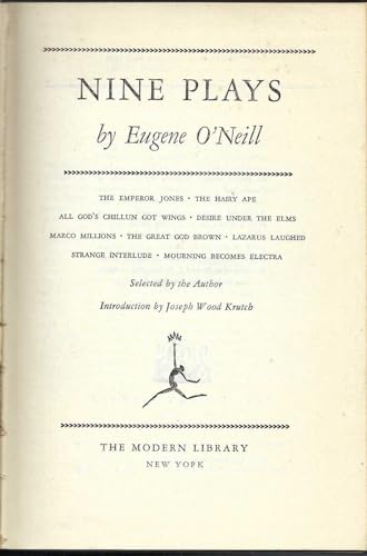 Nine Plays By Eugene O'Neill (Modern Library Gi... B004IABZAW Book Cover