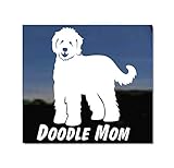 Doodle Mom - Labradoodle Goldendoodle Vinyl Window Decal Dog Sticker