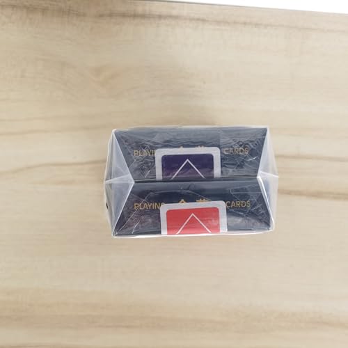 Wugauwor PPCARDS2 Plastic Waterproof Playing Cards,2 Decks,Red And Blue,Premium Professional Poker Cards,Bridge Cards,Standard Index thumb #13