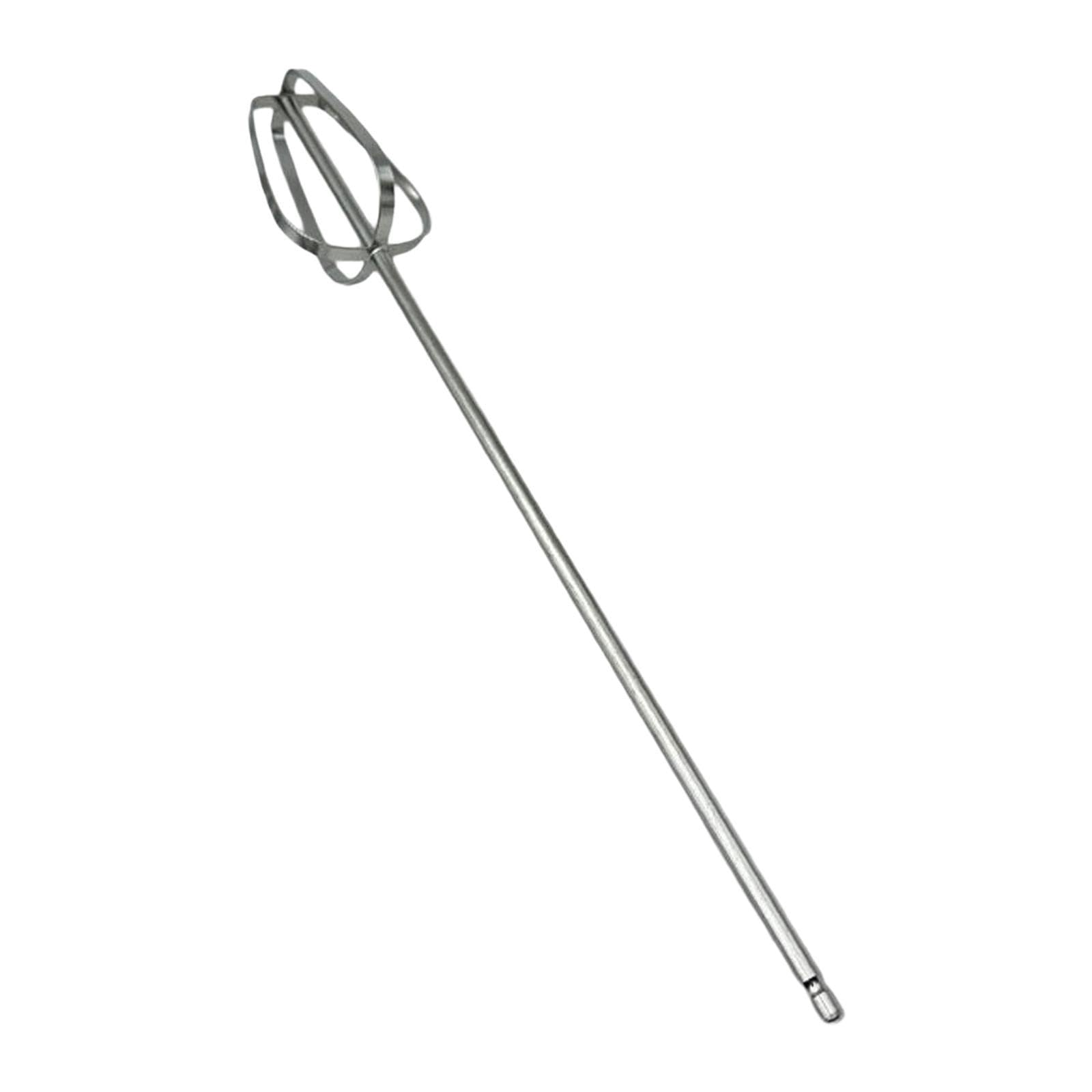 Varilla Mezcladora de Hormigón Herramienta de Acero Inoxidable para Taladro Eficiente en Mezcla de Pintura Cemento Y Arena Adecuada para Talleres Domé, 28cm