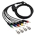 Bitfunx RGB/rgbs Cable Compatible with The N64 64 SNES Video Consoles Composite Cable with Strong Stability F1l4(A)