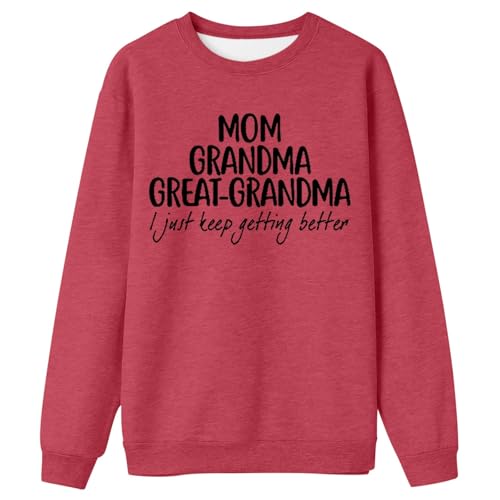 Suéter genérico para mujer, sudadera con capucha de malla cálida para invierno, cuello redondo, manga larga, suave, informal, con cremallera, otoño, ligero, cómodo, A9, rojo, XXL