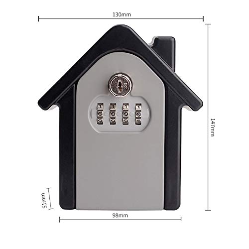 Boîte de rangement murale anti-perte de clés avec code à combinaison pour la maison