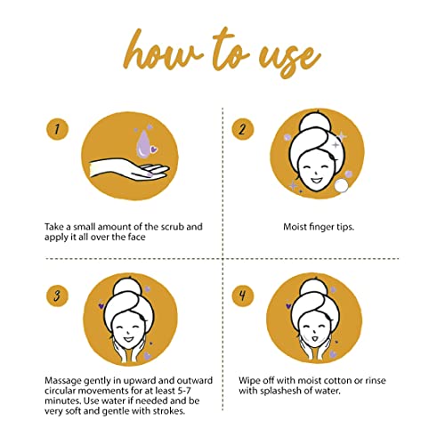 Image of Lilium Herbal Gold Face Scrub 900ml, Anti-Wrinkle, Re-Hydrating, Fairer Glow, Radiant Complexion, Leaves Skin Fresh & Glowing, Anti-Aging, Unclogged Pores, Brighter Complexion, All Skin Types