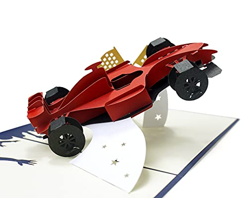 Rykamia Race Car Pop Up Card