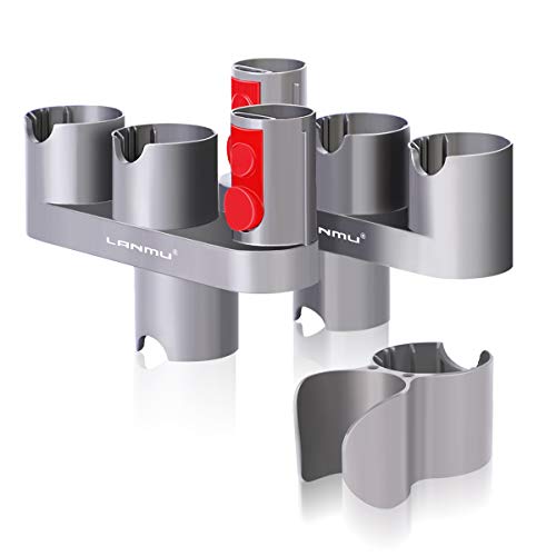 LANMU Docks Station Attachments Holder and Stick Accessory Clip Compatible with Dyson V11 V10 V8 V7 Cordless Stick Vacuum Cleaner,Wall Mount Accessories Kit for Dyson Vacuums