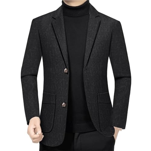 Men's Spring Autumn Black Slim Fit Casual Blazers Classic Formal Wedding Suit Jacket Wedding Evening Suits