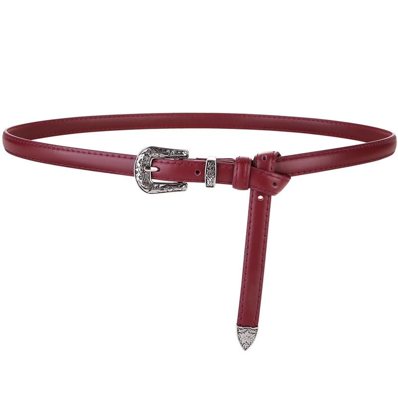 Small Belt Decorative Thin Belt with Dress Jeans