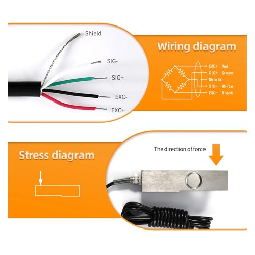 Capteur de cellule de charge type poutre 0-2T avec module AD HX711 pour balance - 4