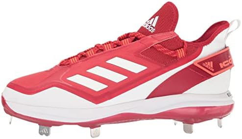 adidas Men's Icon 7 Boost Baseball Shoe, Team Power Red/White/Solar Red, 9 | Image 7