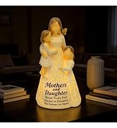 AlevaHive Mom and Two Daughters Figurine Light with Remote Control - Mothers Day Gifts for Mom fr...