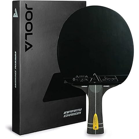 JOOLA Profi Tischtennisschläger Infinity Carbon, ITTF genehmigter, Wettkampf Tischtennis-Schläger, 29,5 x 18 x 3,5 cm, Schwarz Cover