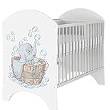 Die flachen Stangen werden hervorgeführt, dass der Kontakt mit der Seite des Kinderbettes viel weniger traumatisch ist, wodurch das Risiko von Aufschlägen verringert.