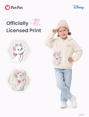Image of Disney Girl /Boy Fleece Jacket Zipper Sherpa Fuzzy Hoodie Winter Coat 2-13Y
