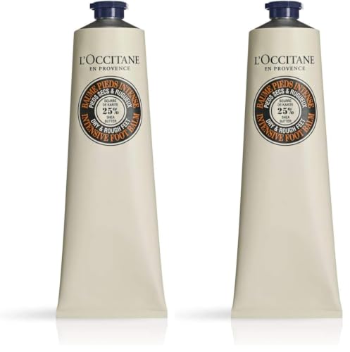 Image of L'Occitane Shea Butter Intensive Foot Balm: Soothe Dry Feet | Soften Skin | Moisturize | Nourish | Fast-Absorbing | Non-Greasy (Pack of 2)