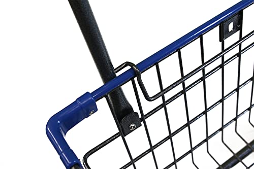 Cart&Supply Heavy Duty Household & Commercial Charcoal Grey Cart With U- Handle (Blue) #TOP2