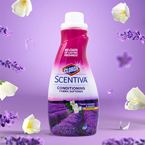 Clorox Scentiva Liquid Fabric Softener, Tuscan Lavender & Jasmine, 41 Fl Oz - image 2