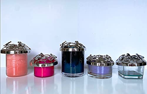 Peek Product Designs Adjustable Candle Topper For Jar Candles - Paisley - Candle Cover Shade Sleeves Candle Lid #TOP7