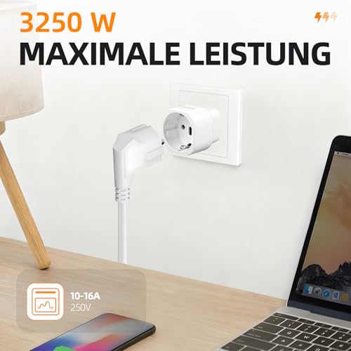 2 Stück Reiseadapter UK Adapter England Deutschland Stecker, Reisestecker Typ G Steckdose, Reiseadapter UK, Steckdosenadapter England für EU nach England/Schottland/Irland/Dubai/Malediven