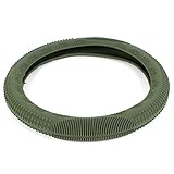 uxcell Universal Silicone Steering Wheel Cover 13'-18' Dia Army Green for Car