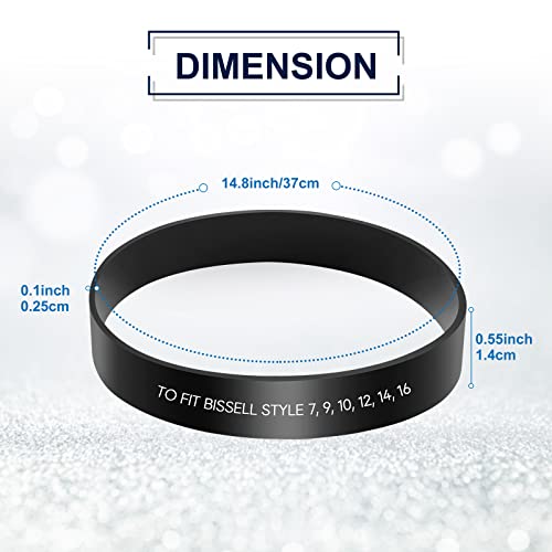 Keepow Style 7/9/10 P/N 3031120 Replacement Belt For Bissell Vacuum, 4 Pack #TOP5