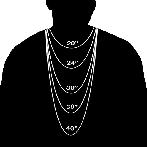Mens Gold Tone Stardust Curved Cross Thick Pendant Hip-Hop 6Mm 24" Cuban Chain Necklace #TOP6