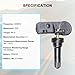 MotoParAcc 433Mhz Pre-Programmed Car Tire Pressure Monitoring Sensors, TPMS Sensors Set of 4 Compatible with Ford F150 F250 F350 Super Duty Fusion 68293199AA
