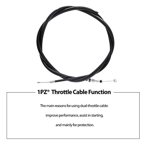 1Pz Tr3-Cc1 Choke Cable Replacement For Honda Fourtrax 300 Trx300 Fw 1988-2000 17950-Hc4-671 17950-Hc5-971 17950-Hm5-671 17950-Hm5-850 #TOP4