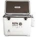 Engel 19qt Live Bait Cooler Box with 2nd Gen 2-Speed Aerator Pump - Portable Fishing Station & Minnow Bucket for Shrimp & Other Live Fish with Aerator - ENGLBC19-N-G in White