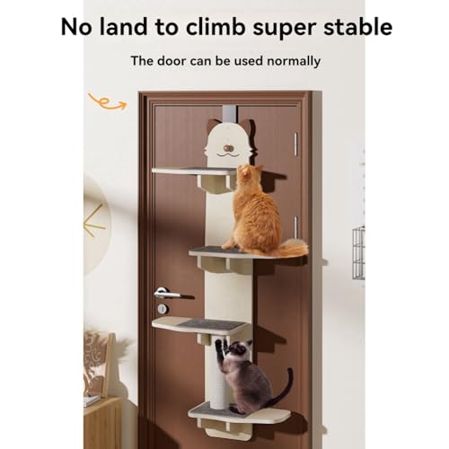Support pour chat 4-niveaux vertical antichoc pour petite pièce - 8