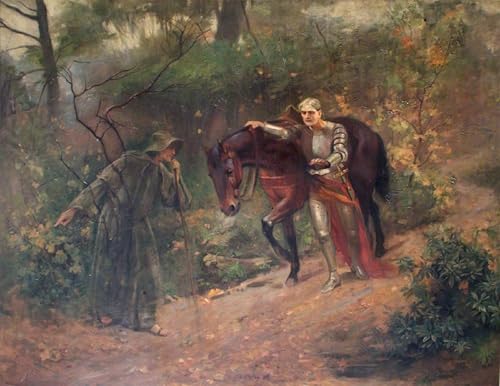 Toile le chevalier de Béatrice Offor pour habiller un grand mur vide