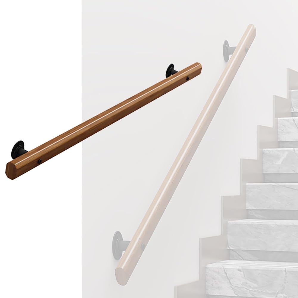 Main courante en bois pour escalier intérieur et protection de la maison