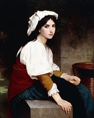 Tableau Bouguereau 60x90cm - Habillez un grand mur vide de chambre avec élégance