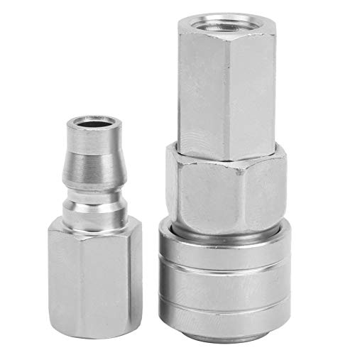 Conector rápido de aire SF20 y PF20 en acero al carbono para manguera neumática 4