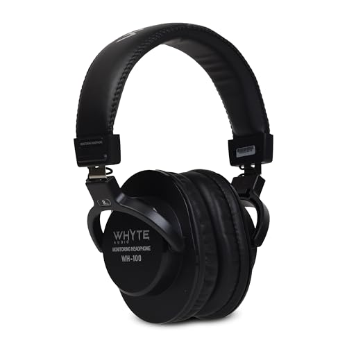 Image of WH-100 Monitor Headphones - High-Definition Sound, Over-Ear Design, Noise Isolation, Perfect for Studio Recording - Durable and Professional Audio Performance
