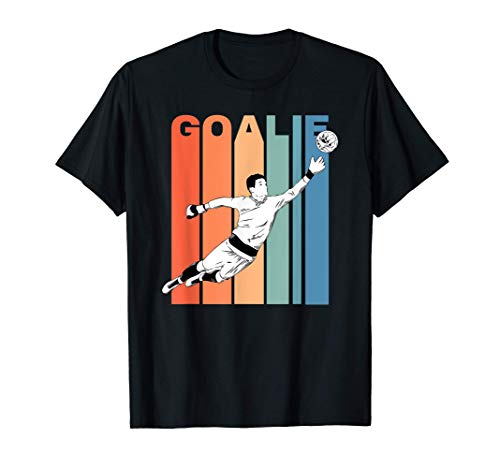Soccer Goalie Team Player Retro Vintage Sports Lover Gift Maglietta
