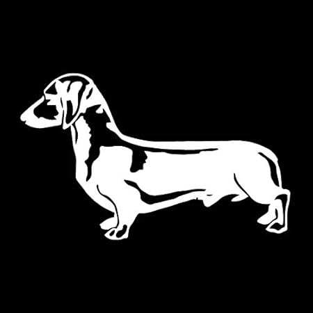 Amazon 素敵なステッカー 15 8x9 7cmソーセージバーダー犬車のステッカービニールデカール面白い動物車の装飾 車のステッカー Color Name Silver ステッカー デカール 車 バイク